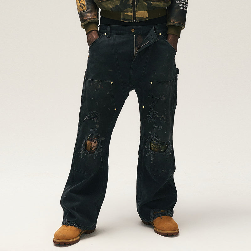 GLACIERBOY丨RAP STAR SERIES Ink Wash Jeans - PSYLOS 1, GLACIERBOY丨RAP STAR SERIES Ink Wash Jeans, Jeans, GLACIERBOY•JAPAN, PSYLOS 1